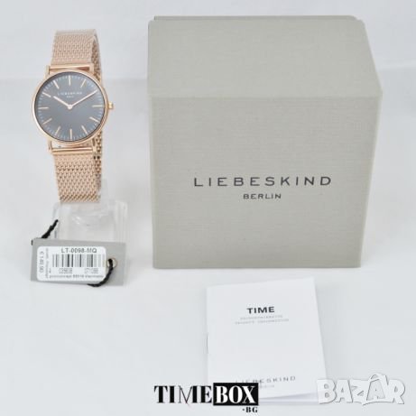 LIEBESKIND BERLIN LT-0098-MQ New Case Gold Mesh. Нов дамски часовник, снимка 5 - Дамски - 26987828