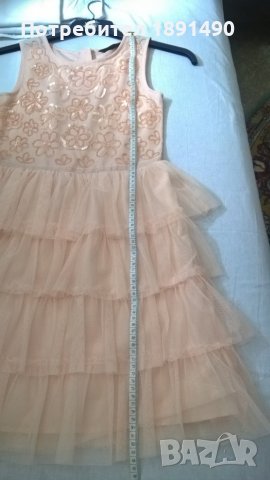 Елегантна рокля с подплата, снимка 8 - Детски рокли и поли - 26219642