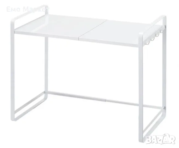 Разтегателна етажерка-органайзер за кухня - Tower White, снимка 6 - Етажерки - 48931338