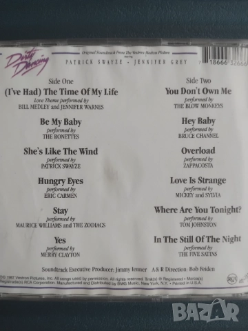 Dirty Dancing (Selections From The Original Soundtrack From The Vestron Motion Picture) - матричен , снимка 2 - CD дискове - 52204568