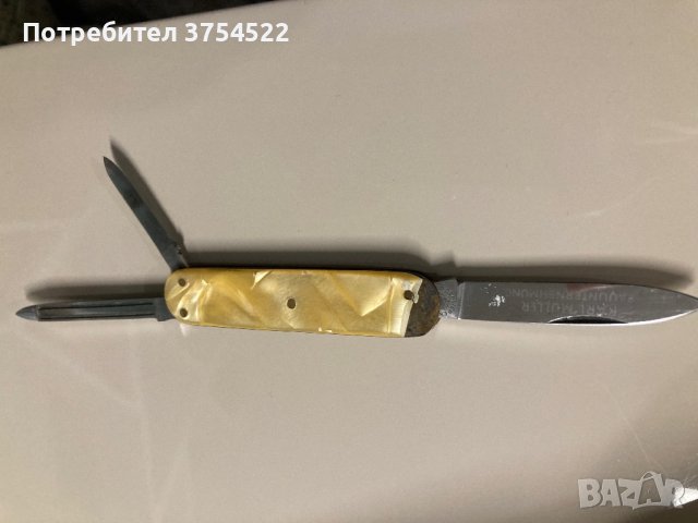 Джобна ножка Solingen , снимка 3 - Антикварни и старинни предмети - 43156992