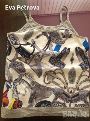 Hermes хермес Дамски топ потник ХС,С , снимка 2 - Потници - 26563986