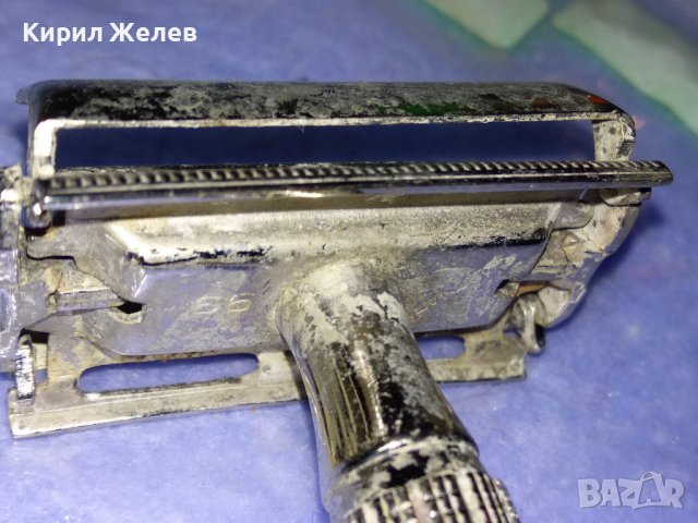 Стара РЕТРО КОЛЕКЦИОНЕРСКИ РЯДЪК МОДЕЛ САМОБРЪСНАЧКА ЖИЛЕТ с МАРКРОВКИ 12486, снимка 14 - Колекции - 43805891