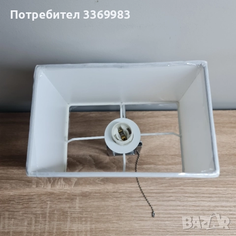 Стенен аплик Mathias Medhi – модерен дизайн с текстилен абажур, снимка 3 - Лампи за стена - 52187509