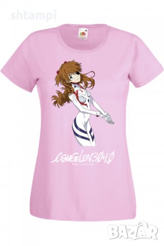 Дамска тениска Аниме Манга Evangelion Asuka Langley Soryu,Анимация,игра,Празник,Повод., снимка 10 - Тениски - 38059286