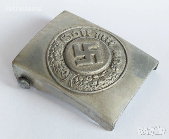 WW2 3 Райх Немска катарама за колан Wehrmacht police, снимка 3 - Антикварни и старинни предмети - 51749264