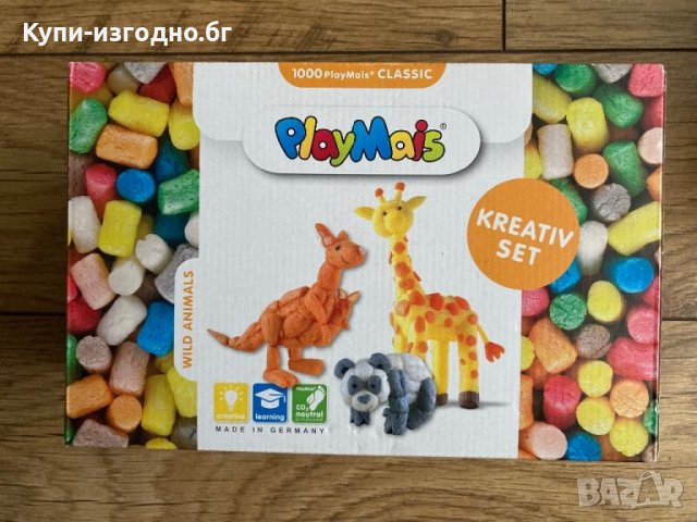 Детски креативен комплект - Playmais диви животни , Германия 