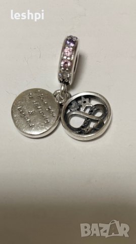 Oригинални сребърни талисмани Pandora., снимка 2 - Колиета, медальони, синджири - 43483256
