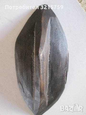 Стар дървен,ръчно изработен печат за обреден хляб, просфора, снимка 3 - Антикварни и старинни предмети - 37096910