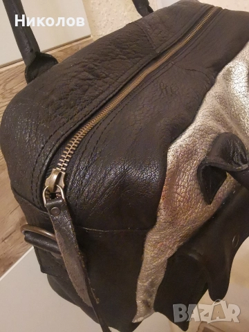 Чанта от естествена кожа PAUL MARIUS, снимка 6 - Чанти - 52599598