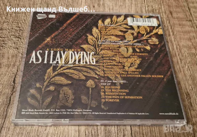 Компакт Дискове - Рок-Метъл: As I Lay Dying – A Long March, снимка 2 - CD дискове - 48733586