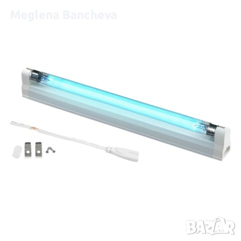 Противомикробна UV стерилизираща лампа за гардероб, 31 см, снимка 6 - Лед осветление - 42964363