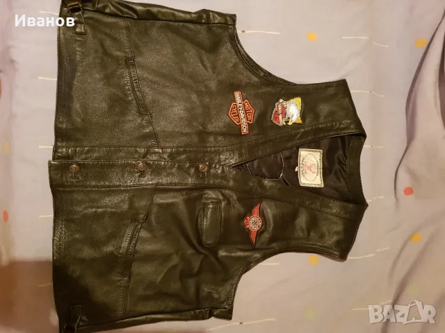 Продавам оригинално елече естественна кожа, снимка 3 - Фен артикули - 48217508