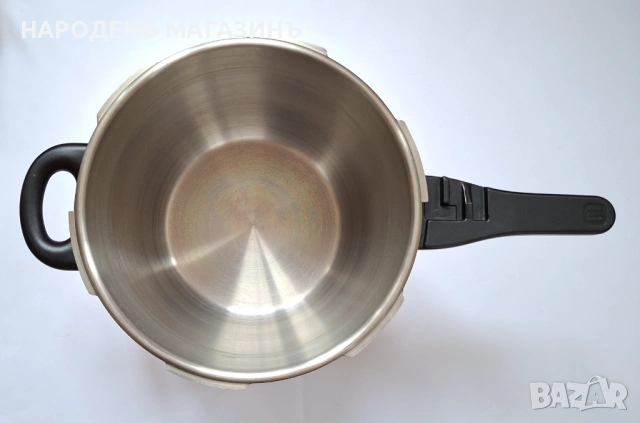 BEEM – Оригинална немска тенджера под налягане – голям размер 7 литра кухня готвене , снимка 4 - Съдове за готвене - 53287558