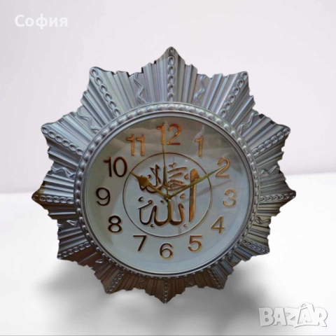 Стенен часовник с форма на звезда в античен стил, снимка 3 - Стенни часовници - 44898477
