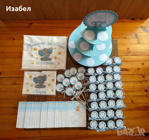 Украса за погача със слонче , снимка 2 - Други - 43951487