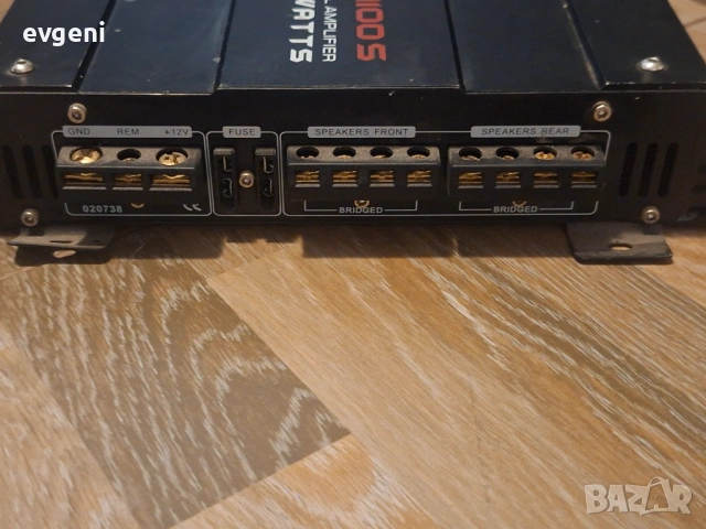 Продавам мощен 4-канален усилвател за кола Renegade , снимка 4 - Ресийвъри, усилватели, смесителни пултове - 53141148