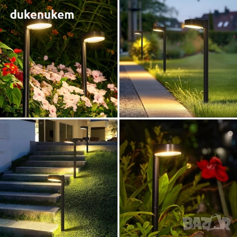 Комплект от 8 соларни LED лампи за градина, водоустойчиви, снимка 7 - Външни лампи - 52129013