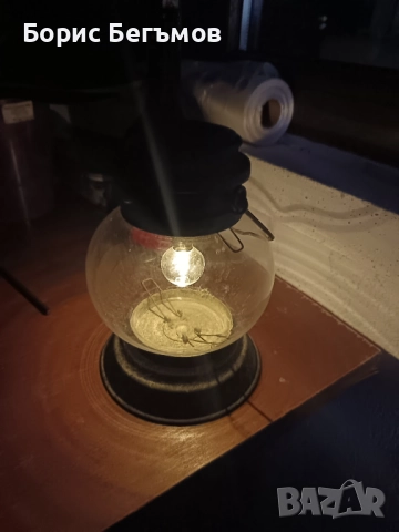 Ретро лампа, снимка 2 - Настолни лампи - 52227506