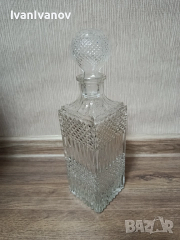 Гарафа за уиски , снимка 2 - Антикварни и старинни предмети - 52617244