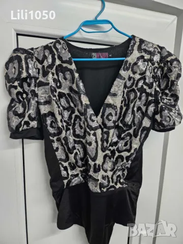 БОДИ С БУФАН РЪКАВ 29DESIRES, снимка 2 - Корсети, бюстиета, топове - 47956071