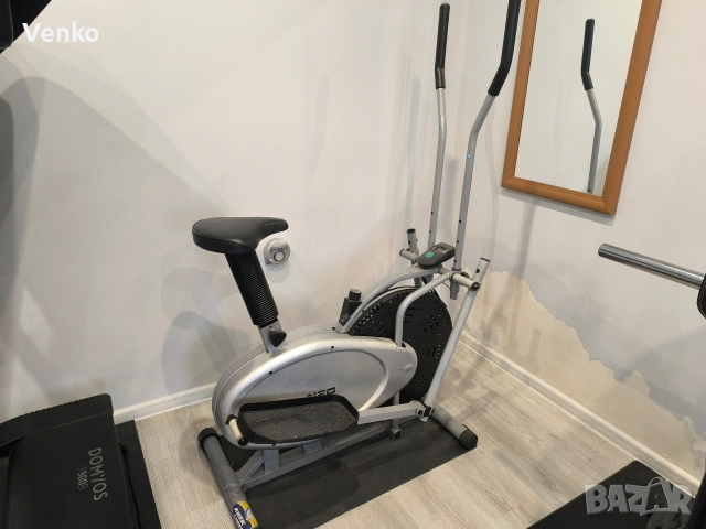 Комбиниран уред велоергометър с кростренажор. Фитнес колело, снимка 3 - Фитнес уреди - 53139015