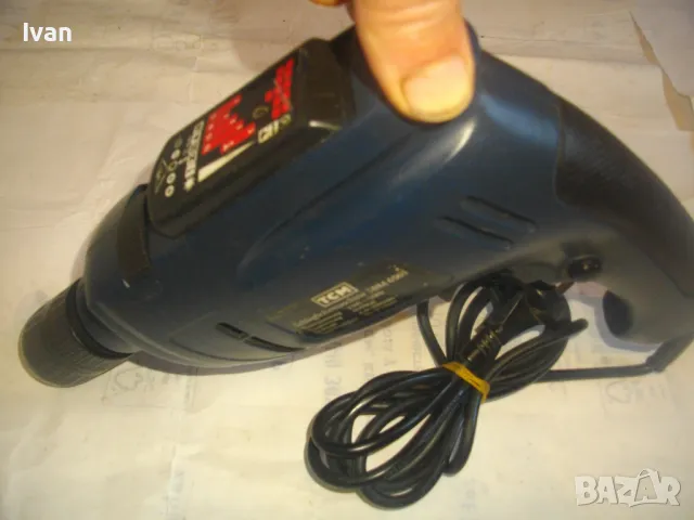 НЕМСКА ОРИГИНАЛНА 650 ВАТА ЕЛЕКТРИЧЕСКА УДАРНА БОРМАШИНА ДРЕЛКА В ОТЛИЧНО СЪСТОЯНИЕ TCM SBM6501