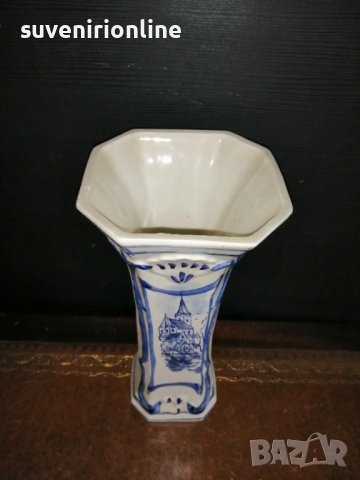 Ваза холандски порцелан ръчнорисувана , снимка 1
