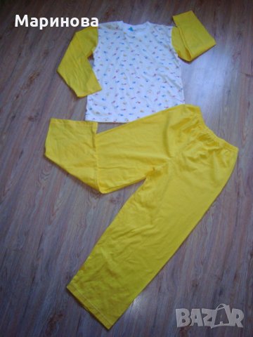 Нова слънчева БГ пижама 140р-р, снимка 1 - Детски пижами - 28659296