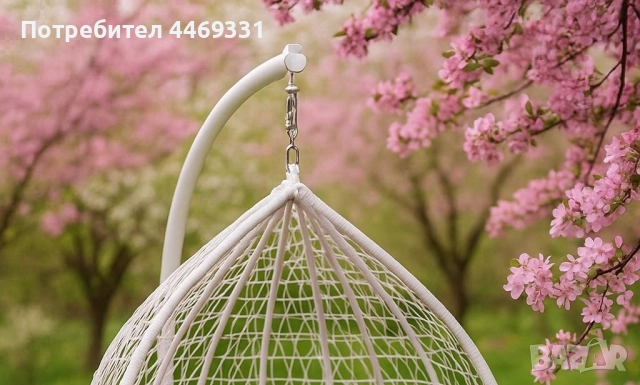 Градинска висяща люлка тип гнездо,яйце–Промоция!, снимка 3 - Други стоки за дома - 52375783