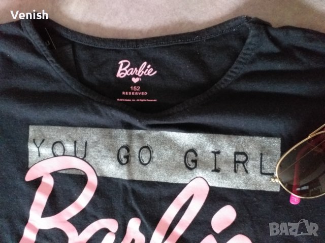 Блуза Barbie , шапка Teranova и очила, снимка 7 - Детски Блузи и туники - 37757872