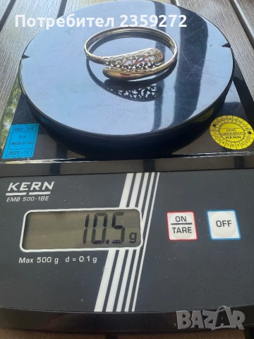 Сребърна гривна, снимка 3 - Гривни - 50467550