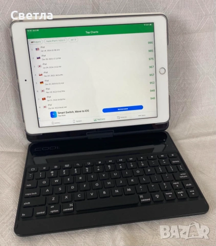 Apple iPad 5th generation,9.7",WiFi+Cellular 32GB и Bluetooth кейс/клавиатура Codi за него,6 в 1,360, снимка 3 - Таблети - 47555896