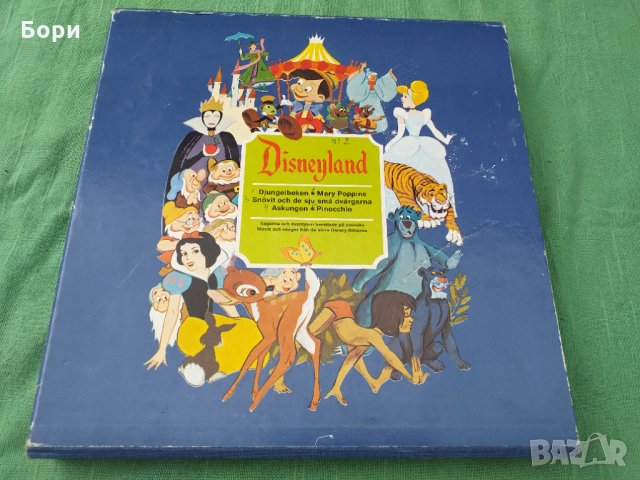 Плочи с книжка оригинал 1972г Walt Disney Уолт Дисни, снимка 1 - Приказки за слушане - 33420388