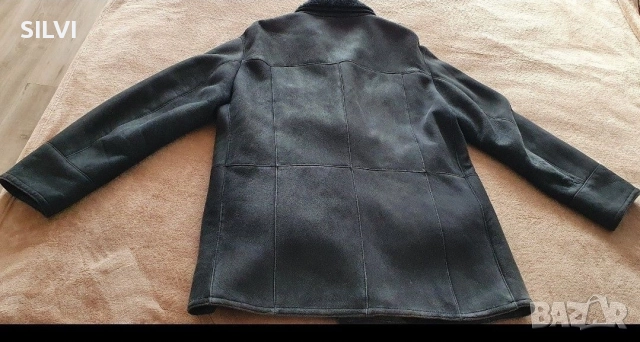 Мъжко дизайнерско палто от естествена агнешка кожа! , снимка 8 - Палта - 52674492