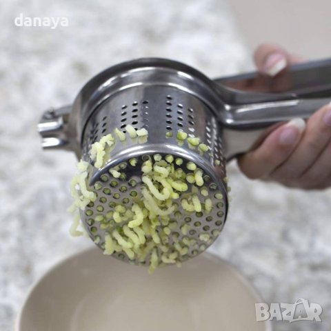 3741 Ръчна преса за картофи плодове и зеленчуци, снимка 5 - Аксесоари за кухня - 40794217