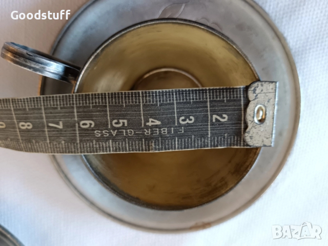 Лот чаши, мелхиор, позлатяване, посребрен комплект , снимка 4 - Антикварни и старинни предмети - 52514929