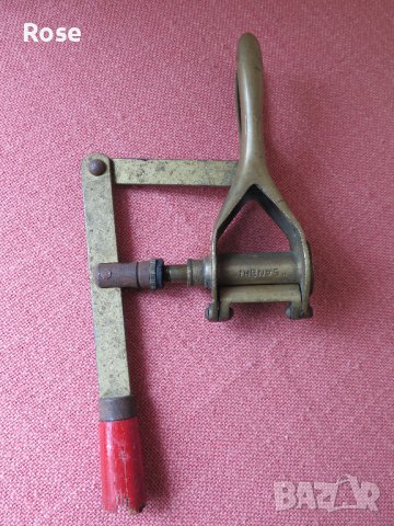 SANBRI WINE BOTTLE CORKER MADE IN FRANCE за поставяне на коркови тапи, снимка 4 - Обзавеждане за заведение - 36845963