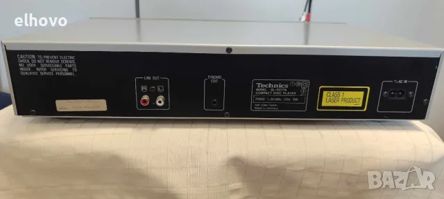 CD player Technics SL-P277A, снимка 5 - Аудиосистеми - 47835926