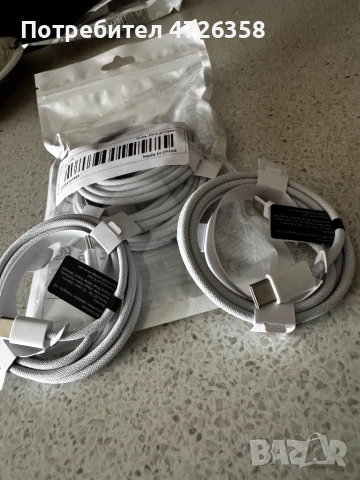 ⚡ USB-C Кабел 240W – Плетен 1м | Бързо зареждане | ПРОМО, снимка 3 - USB кабели - 53492809