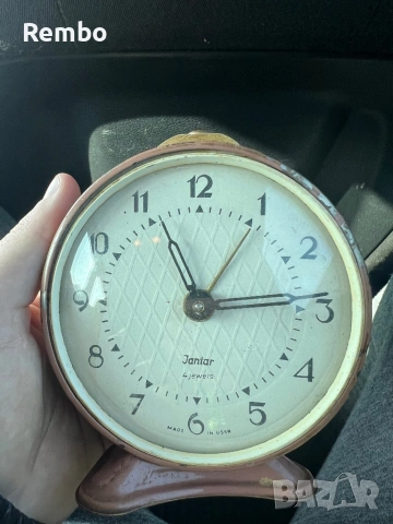 Соц будилници Янтар, снимка 3 - Антикварни и старинни предмети - 53198398