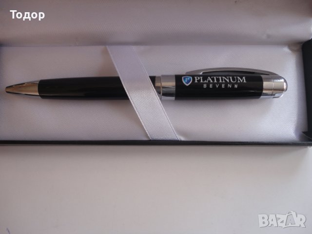 Луксозен химикал химикалка Platinium, снимка 2 - Ученически пособия, канцеларски материали - 43533785