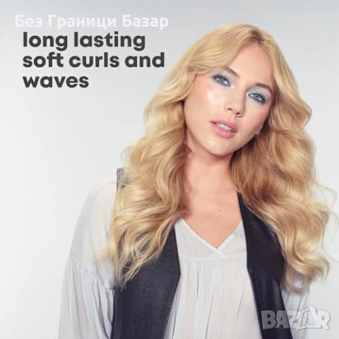 Нова 32мм професионална маша за дълга коса с удължен барел жени прическа, снимка 4 - Маши за коса - 51768003