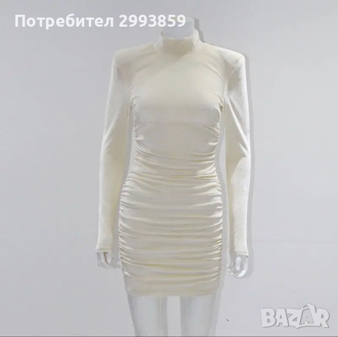 Рокля Body Icon*velvet*кадифе ХС-С, снимка 6 - Рокли - 44865724