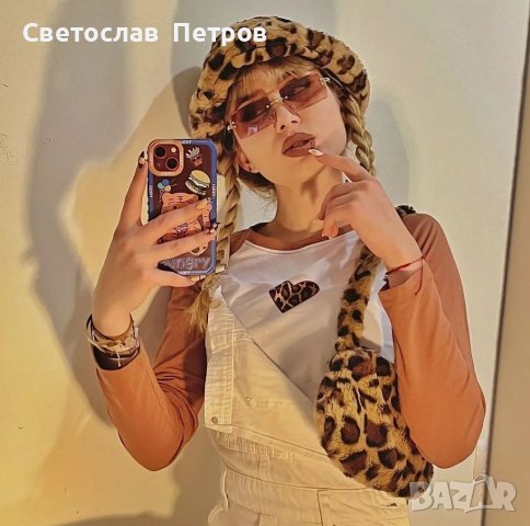 Леопардова Тематика , снимка 1 - Шапки - 36684683