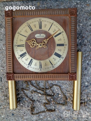 оригинален стенен часовник Junghans първата половина на ХХ  век Original wall clock Antique German, снимка 13 - Антикварни и старинни предмети - 26108454