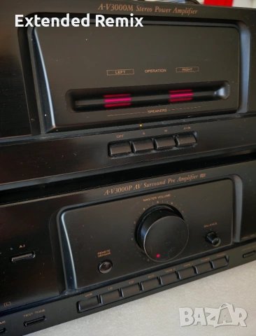 TEAC AV 3000 M стерео усилвател от две части. , снимка 2 - Ресийвъри, усилватели, смесителни пултове - 53584370