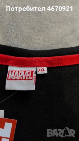 Тениска Marvel, размер 2xl, мъжка, състояние нова, снимка 2 - Други - 52681642