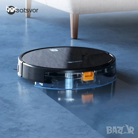 Робот прахосмукачка Neatsvor X520, 6000Pa, 5200mAh, 75 мм височина, моп, до 250m2, черен, снимка 4 - Прахосмукачки - 50470851