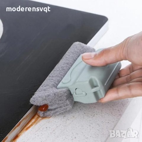 Четка за чистене на трудни места, дограма, ъгли и ръбове, снимка 3 - Мопове, кофи, четки и метли - 40647220